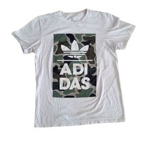 Adidas Camo logo shirt